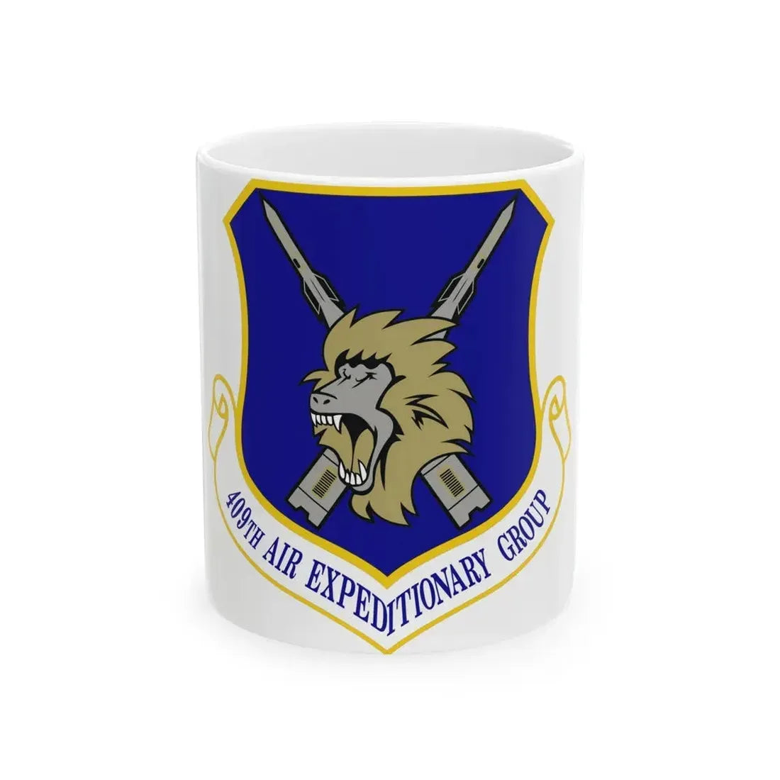 409th Air Expeditionary Group (U.S. Air Force) White Coffee Mug 11oz - Go Mug Yourself