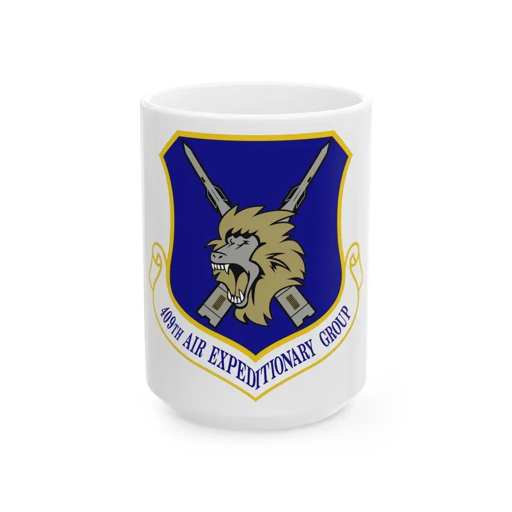 409th Air Expeditionary Group (U.S. Air Force) White Coffee Mug 15oz - Go Mug Yourself