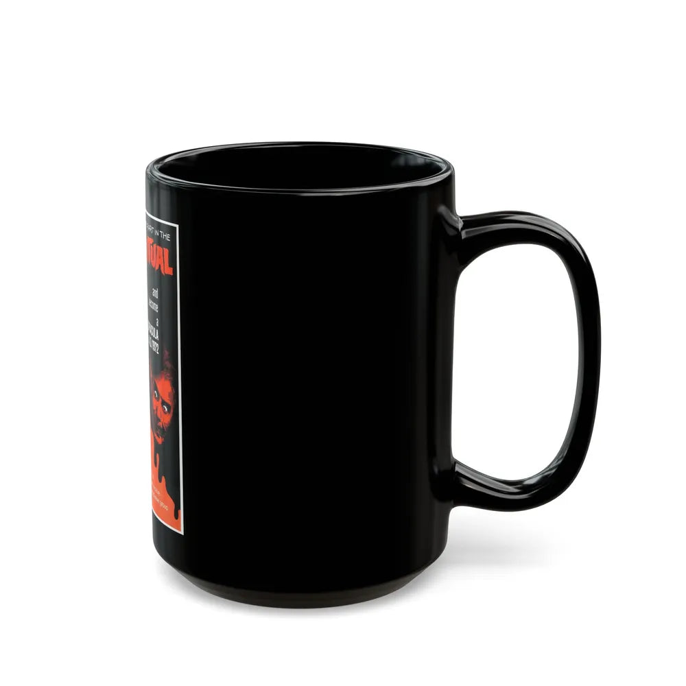 DRACULA A.D. 1972 (TEASER) Movie Poster - Black Coffee Mug-Go Mug Yourself