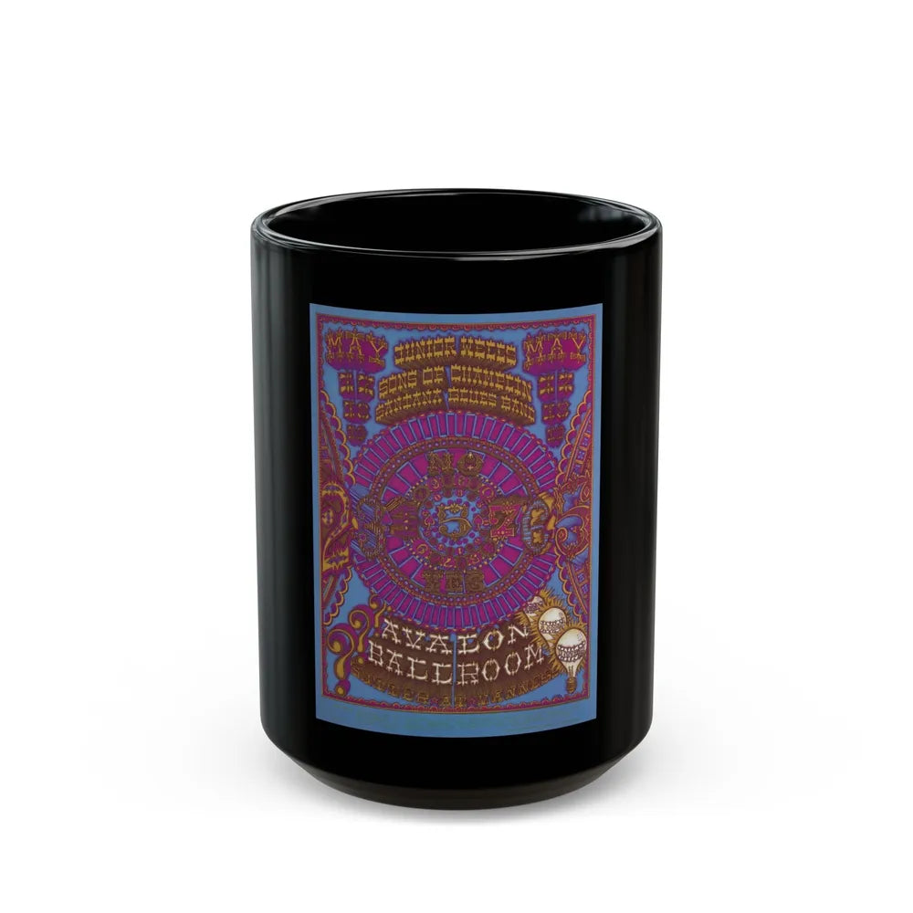 Junior Wells Poster (Music Poster) Black Coffee Mug-15oz-Go Mug Yourself