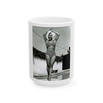 Carmen Miranda #07 (Vintage Female Icon) White Coffee Mug-15oz-Go Mug Yourself