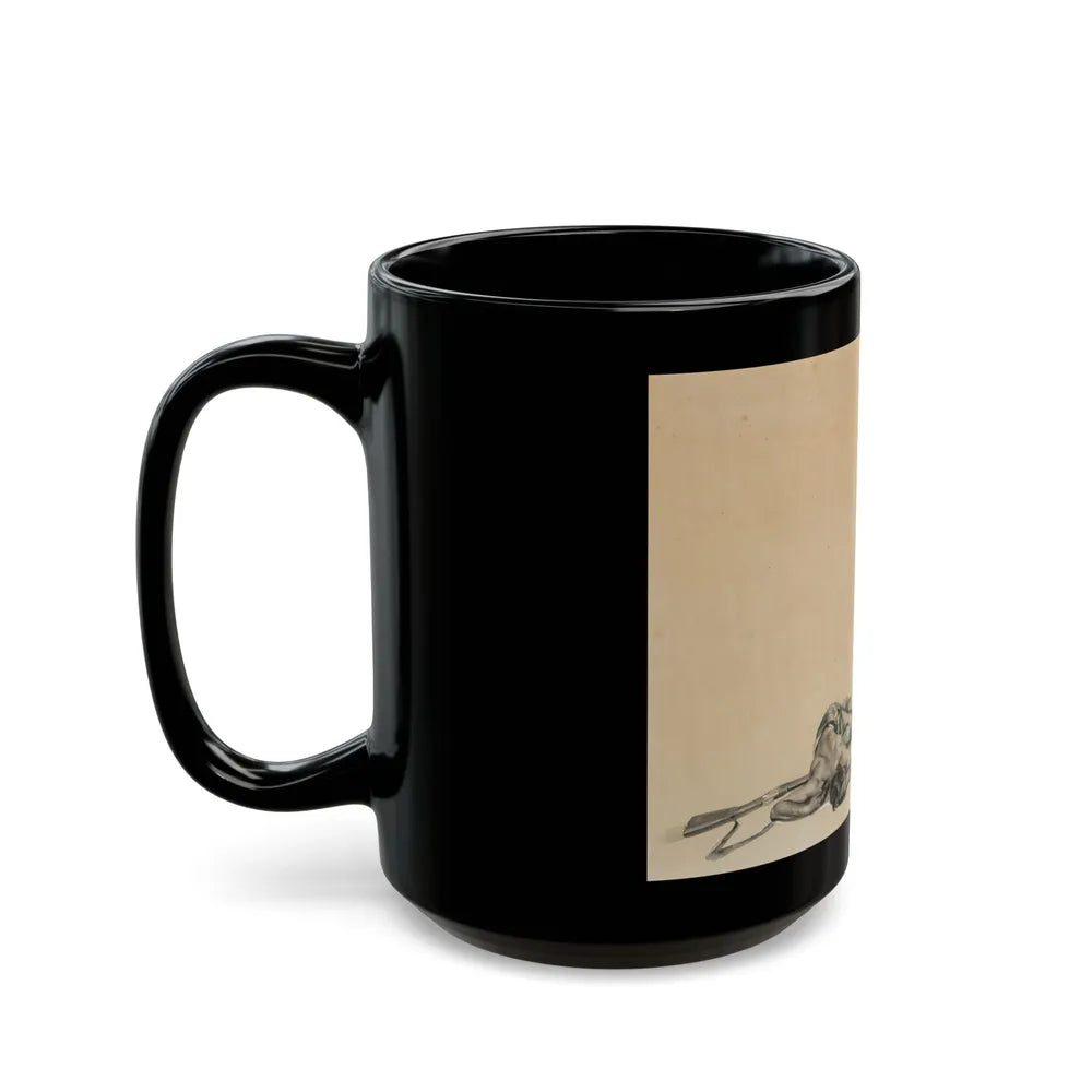 Death at a Brothel - Black Coffee Mug-Go Mug Yourself