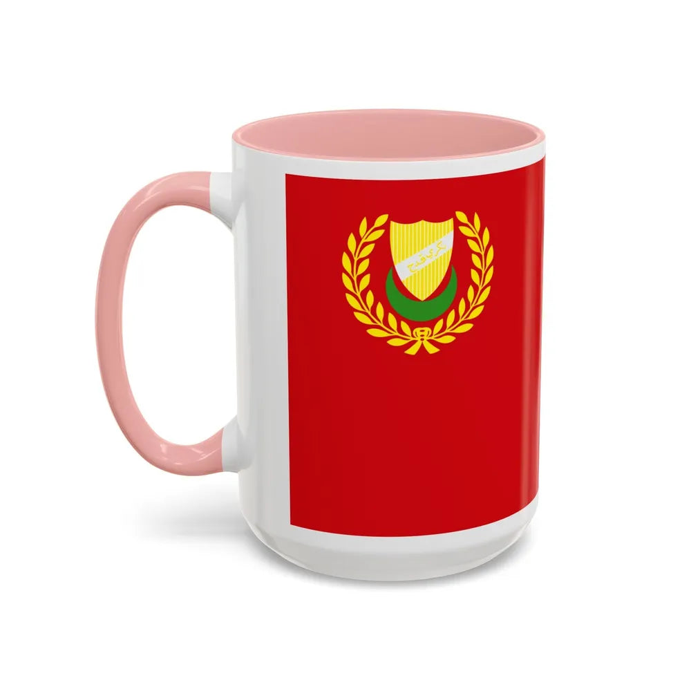 Flag of Kedah Malaysia - Accent Coffee Mug-Go Mug Yourself