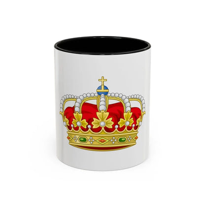 Royal Crown of Spain - Accent Coffee Mug-11oz-Black-Go Mug Yourself