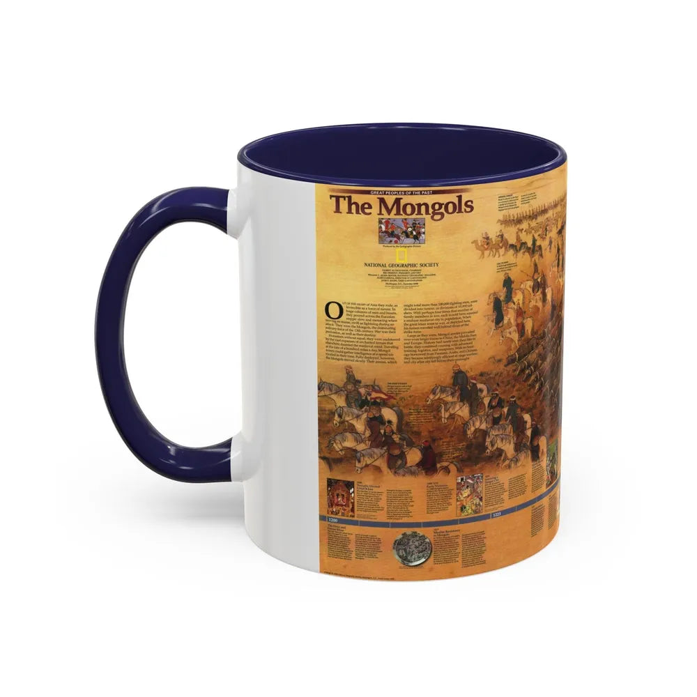 Mongols, The (1996) (Map) Accent Coffee Mug-Go Mug Yourself