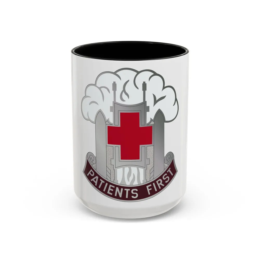 McAfee Hospital (U.S. Army) Accent Coffee Mug-15oz-Black-Go Mug Yourself