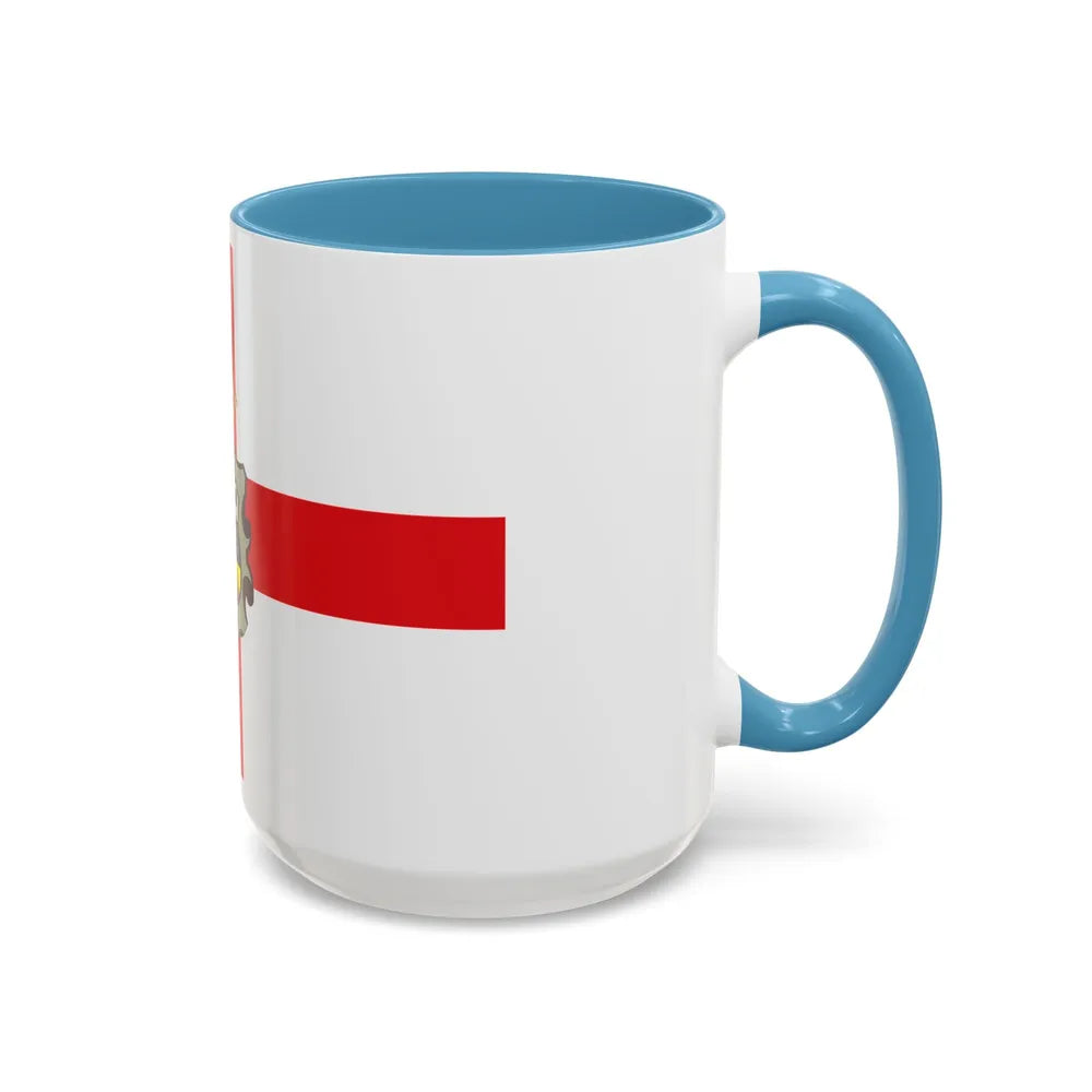 Flag of Huesca Spain - Accent Coffee Mug-Go Mug Yourself