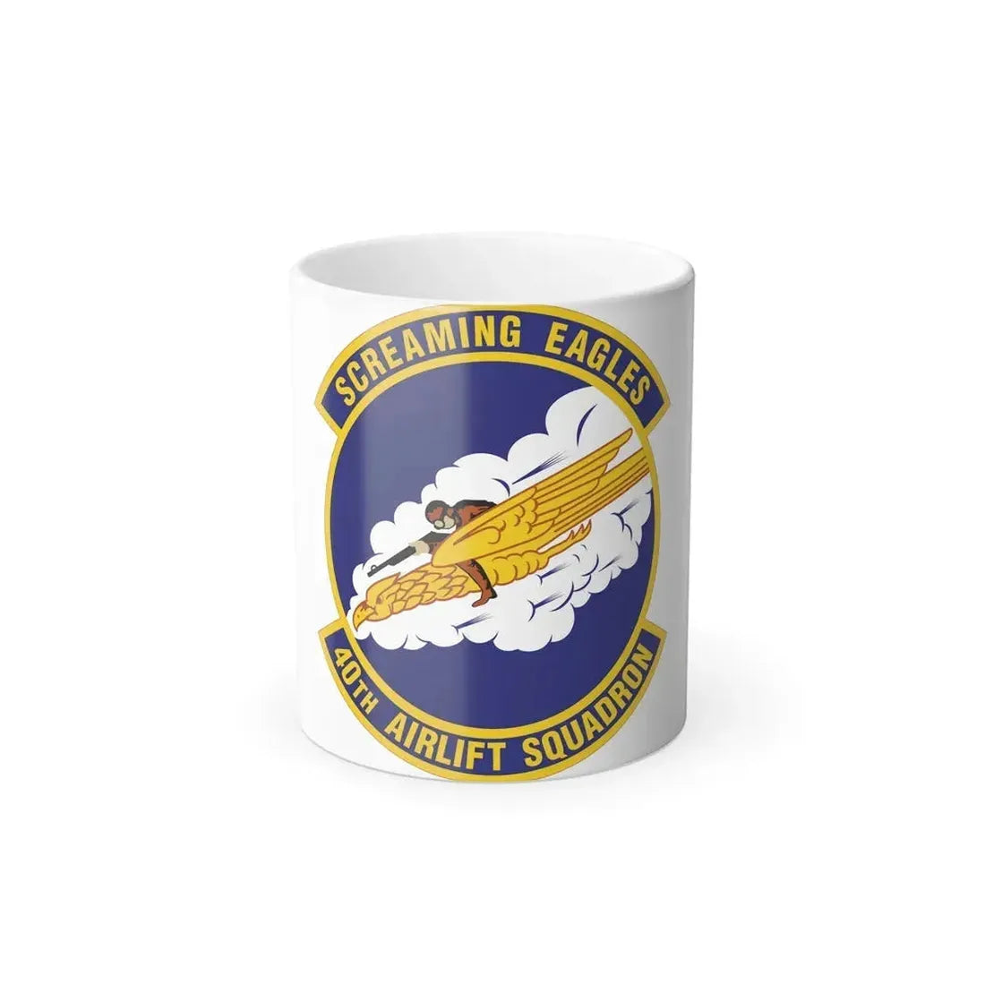 40th Airlift Squadron (U.S. Air Force) Color Changing Coffee Mug 11oz - Go Mug Yourself