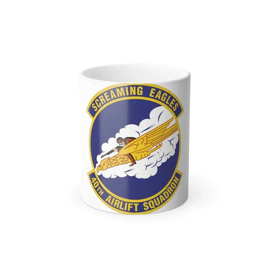 40th Airlift Squadron (U.S. Air Force) Color Changing Coffee Mug 11oz - Go Mug Yourself