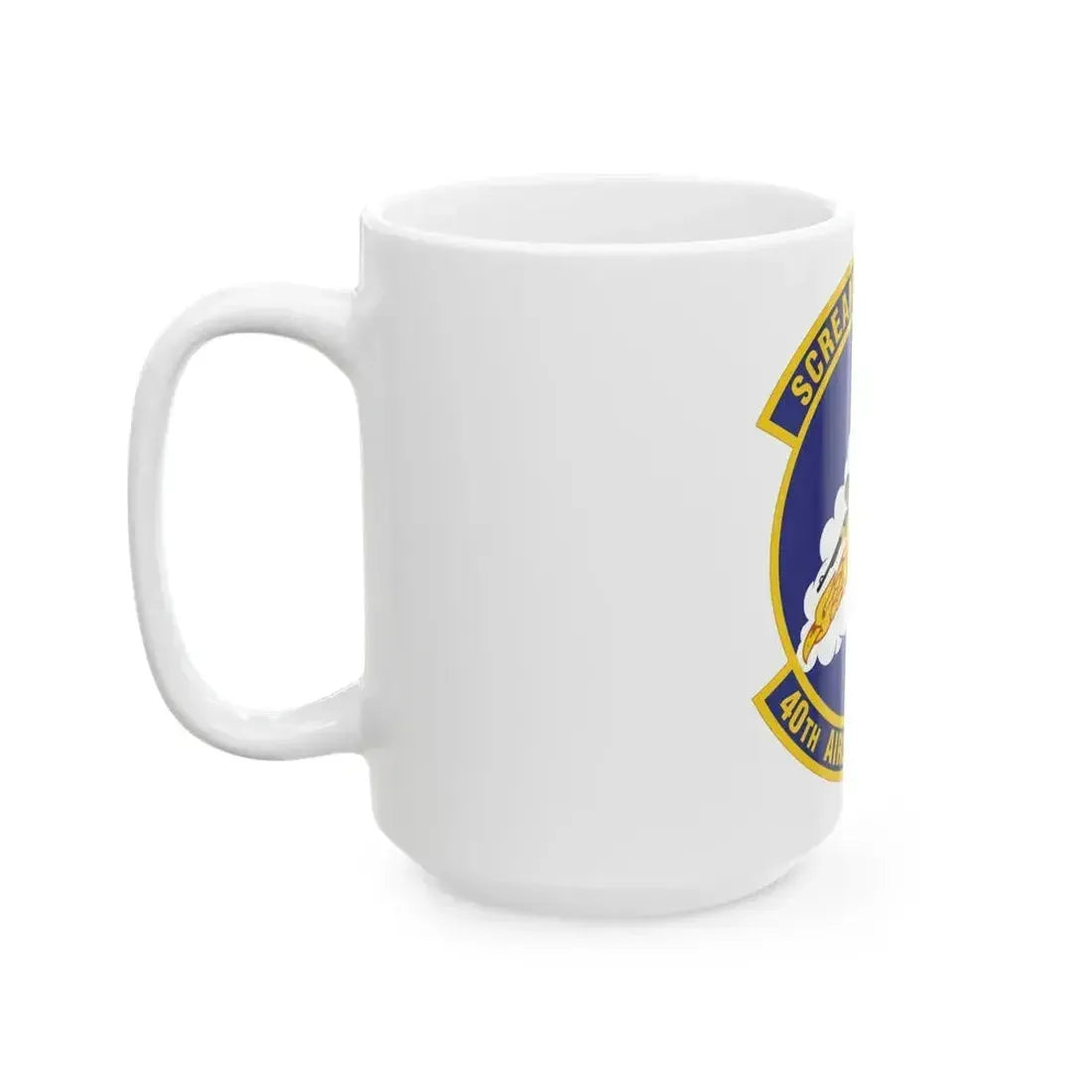 40th Airlift Squadron (U.S. Air Force) White Coffee Mug - Go Mug Yourself