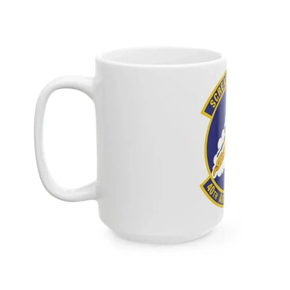 40th Airlift Squadron (U.S. Air Force) White Coffee Mug - Go Mug Yourself