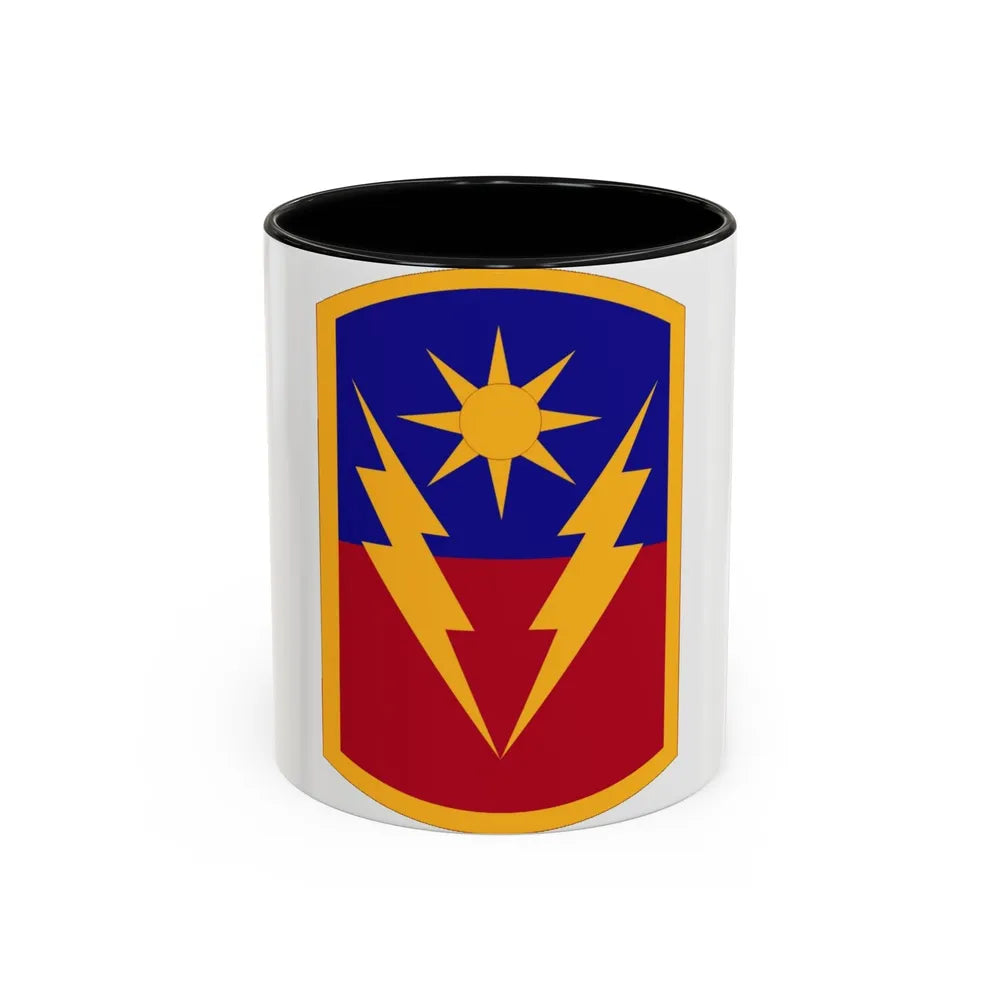 40th Armored Brigade (U.S. Army) Accent Coffee Mug-11oz-Black-Go Mug Yourself