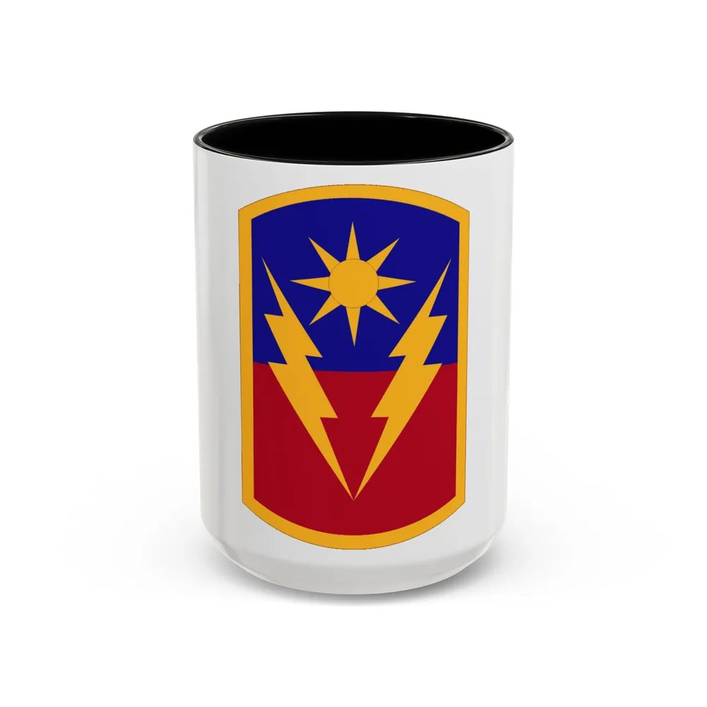 40th Armored Brigade (U.S. Army) Accent Coffee Mug-15oz-Black-Go Mug Yourself