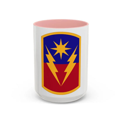 40th Armored Brigade (U.S. Army) Accent Coffee Mug-15oz-Pink-Go Mug Yourself