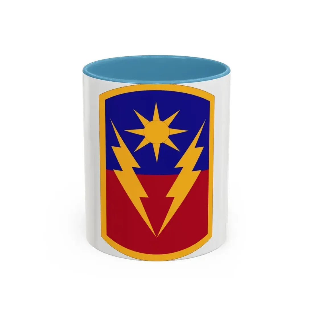 40th Armored Brigade (U.S. Army) Accent Coffee Mug 11oz Light Blue - Go Mug Yourself