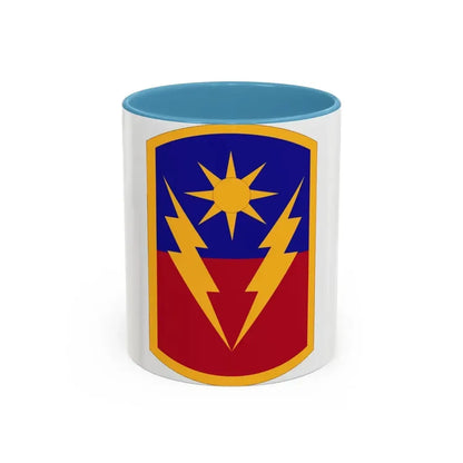 40th Armored Brigade (U.S. Army) Accent Coffee Mug 11oz Light Blue - Go Mug Yourself