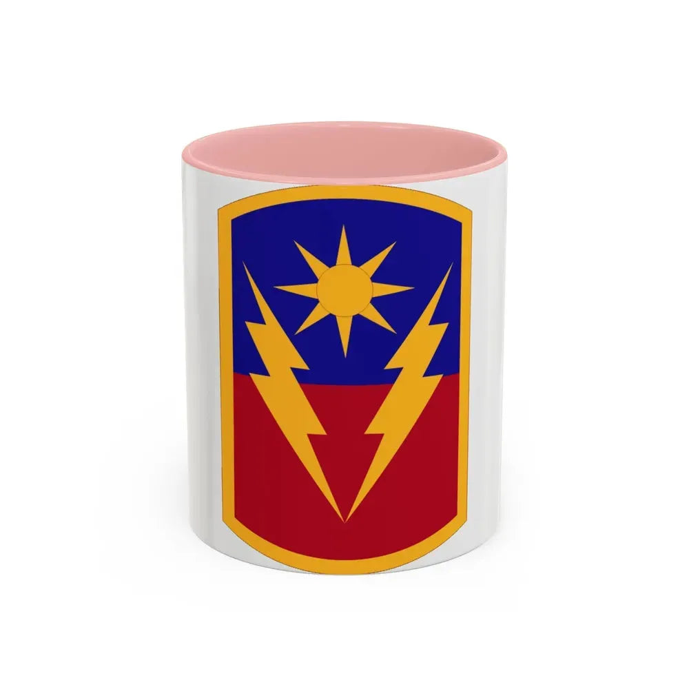 40th Armored Brigade (U.S. Army) Accent Coffee Mug 11oz Pink - Go Mug Yourself
