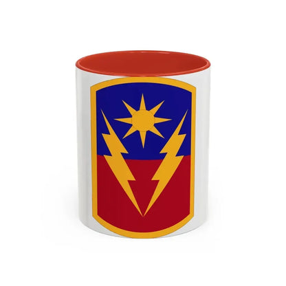40th Armored Brigade (U.S. Army) Accent Coffee Mug 11oz Red - Go Mug Yourself
