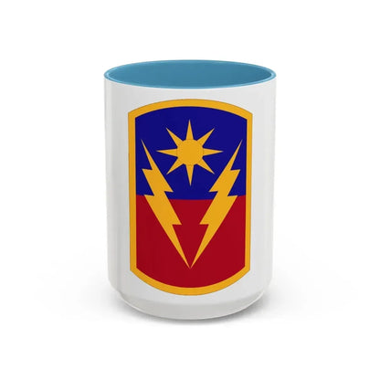 40th Armored Brigade (U.S. Army) Accent Coffee Mug 15oz Light Blue - Go Mug Yourself