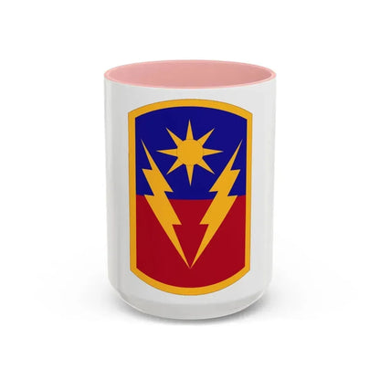 40th Armored Brigade (U.S. Army) Accent Coffee Mug 15oz Pink - Go Mug Yourself