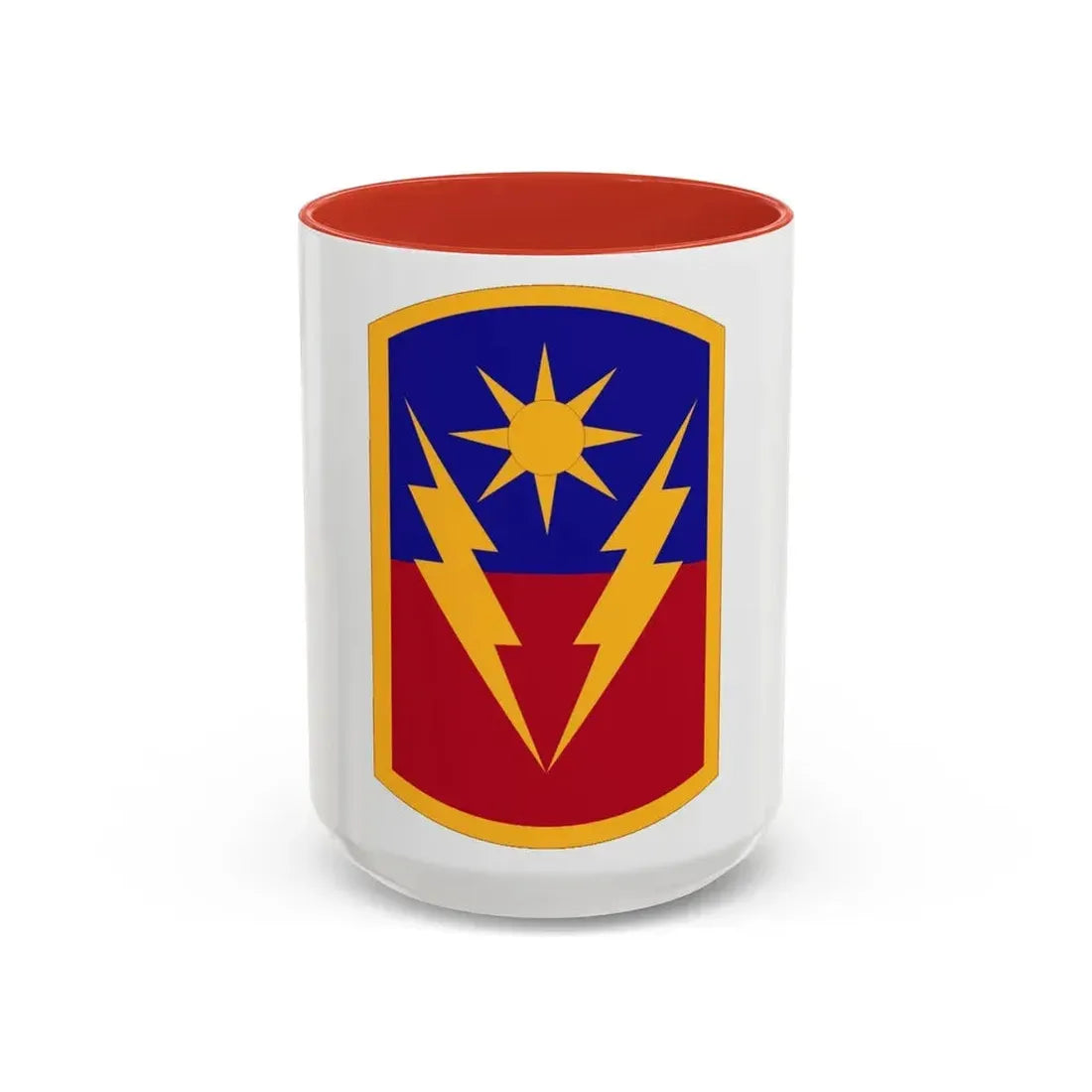 40th Armored Brigade (U.S. Army) Accent Coffee Mug 15oz Red - Go Mug Yourself