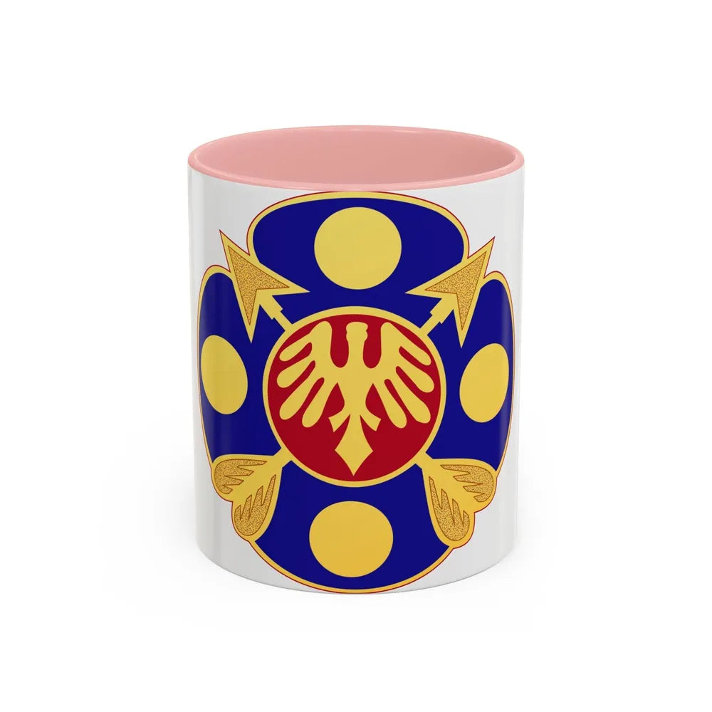 40th Artillery Brigade (U.S. Army) Accent Coffee Mug-11oz-Pink-Go Mug Yourself