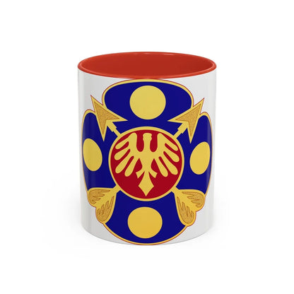 40th Artillery Brigade (U.S. Army) Accent Coffee Mug-11oz-Red-Go Mug Yourself