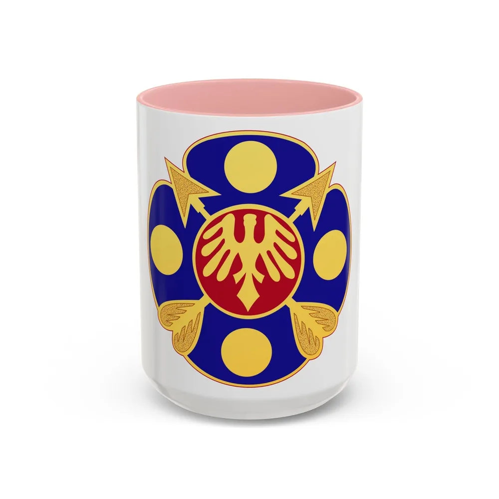 40th Artillery Brigade (U.S. Army) Accent Coffee Mug-15oz-Pink-Go Mug Yourself