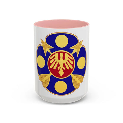 40th Artillery Brigade (U.S. Army) Accent Coffee Mug-15oz-Pink-Go Mug Yourself