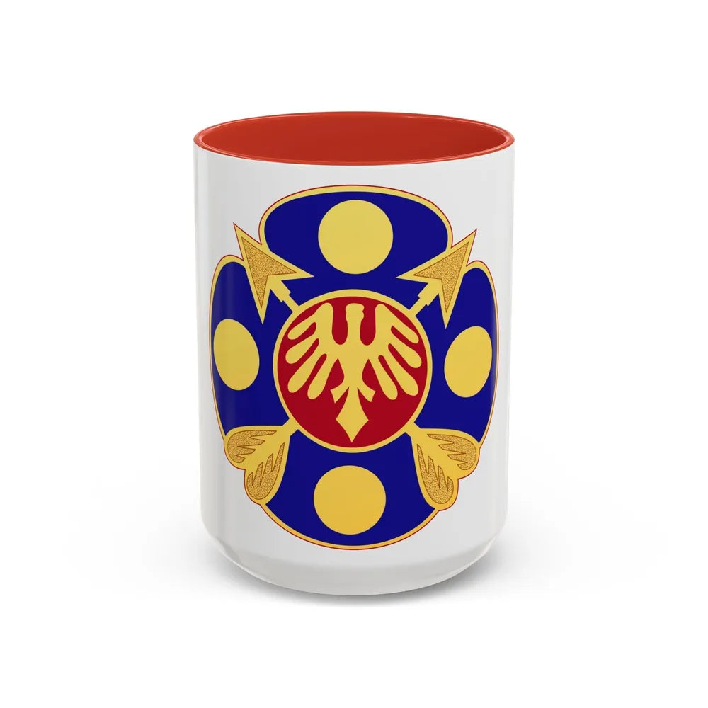 40th Artillery Brigade (U.S. Army) Accent Coffee Mug-15oz-Red-Go Mug Yourself