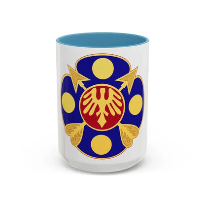 40th Artillery Brigade (U.S. Army) Accent Coffee Mug 15oz Light Blue - Go Mug Yourself