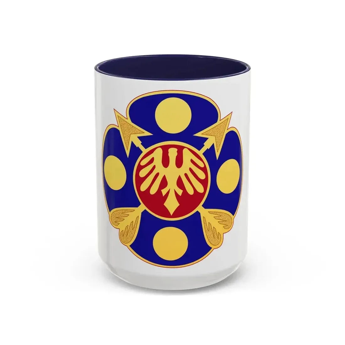 40th Artillery Brigade (U.S. Army) Accent Coffee Mug 15oz Navy - Go Mug Yourself
