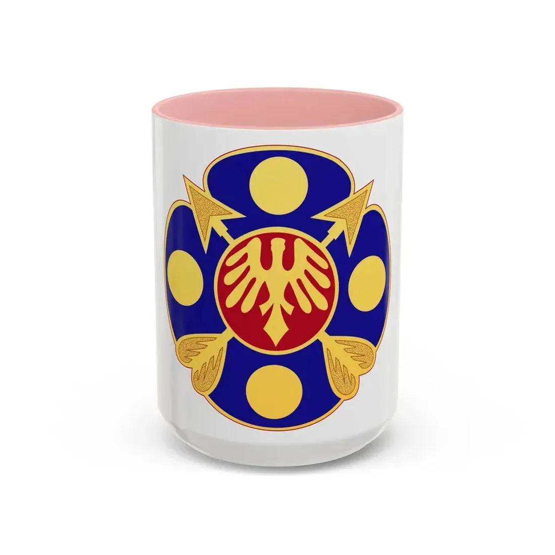 40th Artillery Brigade (U.S. Army) Accent Coffee Mug 15oz Pink - Go Mug Yourself