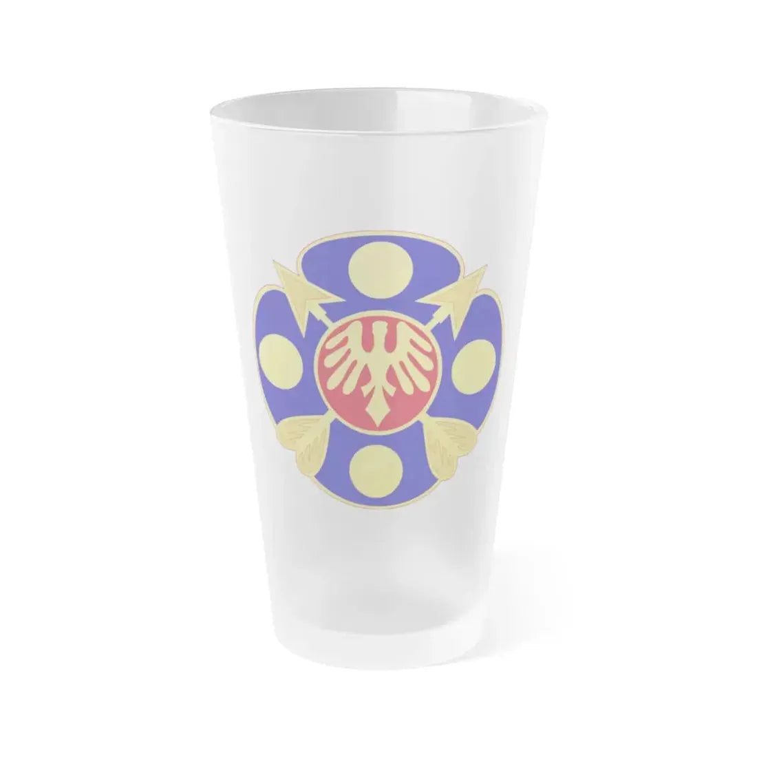 40th Artillery Brigade (U.S. Army) Frosted Pint Glass 16oz Default Title - Go Mug Yourself