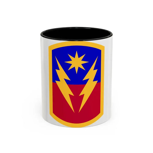 40th Infantry Brigade Combat Team SSI (U.S. Army) Accent Coffee Mug 11oz Black - Go Mug Yourself