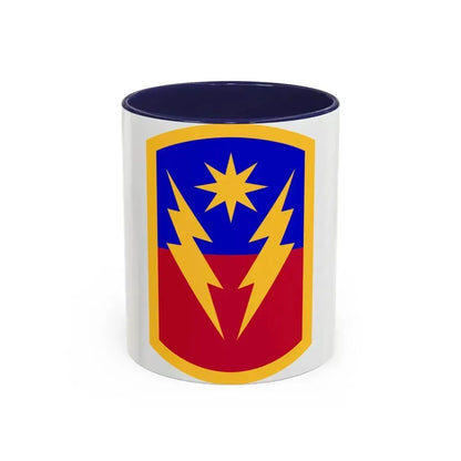 40th Infantry Brigade Combat Team SSI (U.S. Army) Accent Coffee Mug 11oz Navy - Go Mug Yourself