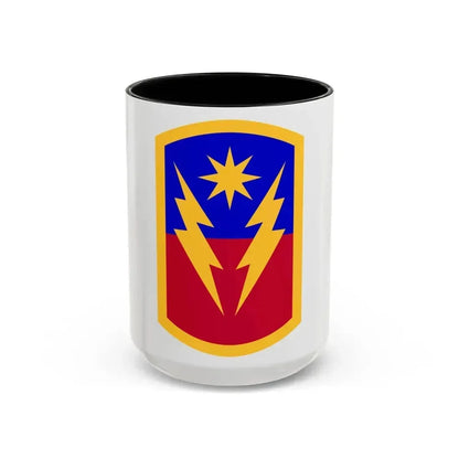 40th Infantry Brigade Combat Team SSI (U.S. Army) Accent Coffee Mug 15oz Black - Go Mug Yourself