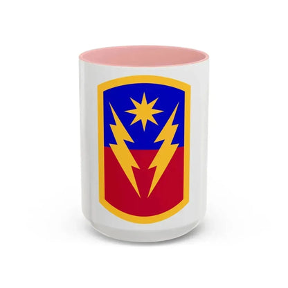 40th Infantry Brigade Combat Team SSI (U.S. Army) Accent Coffee Mug 15oz Pink - Go Mug Yourself