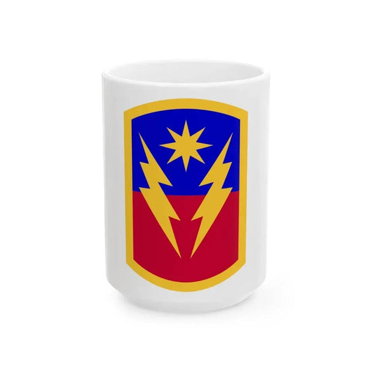 40th Infantry Brigade Combat Team SSI (U.S. Army) White Coffee Mug 15oz - Go Mug Yourself