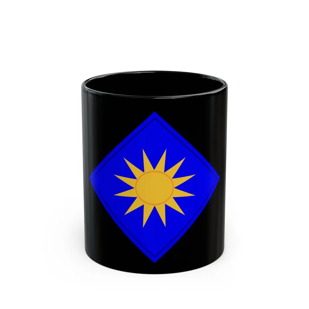 40th Infantry Division CSIB (U.S. Army) Black Coffee Mug-11oz-Go Mug Yourself