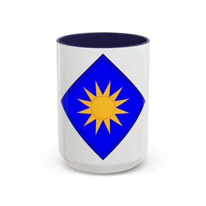 40th Infantry Division CSIB (U.S. Army) Accent Coffee Mug 15oz Navy - Go Mug Yourself