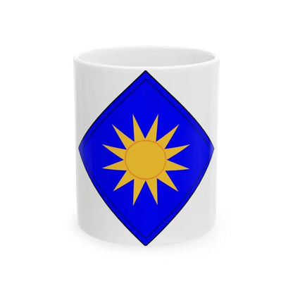 40th Infantry Division CSIB (U.S. Army) White Coffee Mug 11oz - Go Mug Yourself