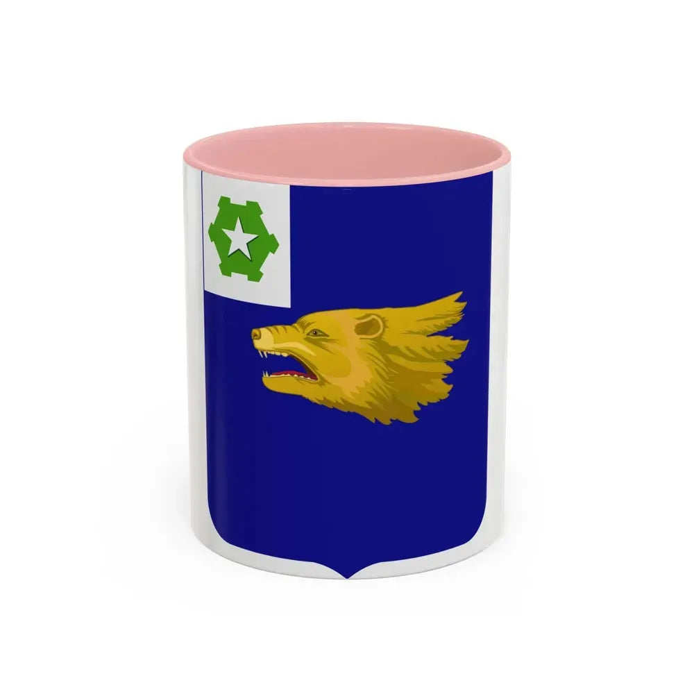 40th Infantry Regiment 2 (U.S. Army) Accent Coffee Mug 11oz Pink - Go Mug Yourself
