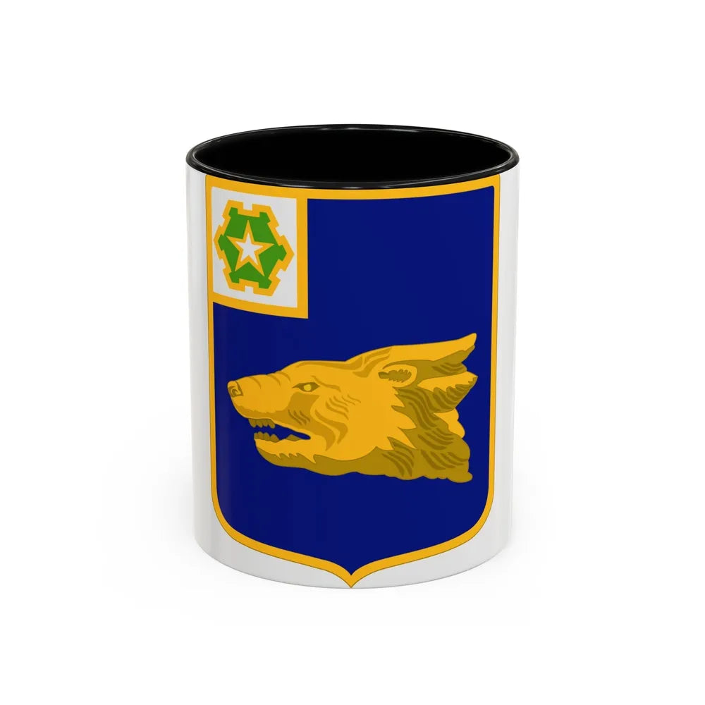 40th Infantry Regiment (U.S. Army) Accent Coffee Mug-11oz-Black-Go Mug Yourself