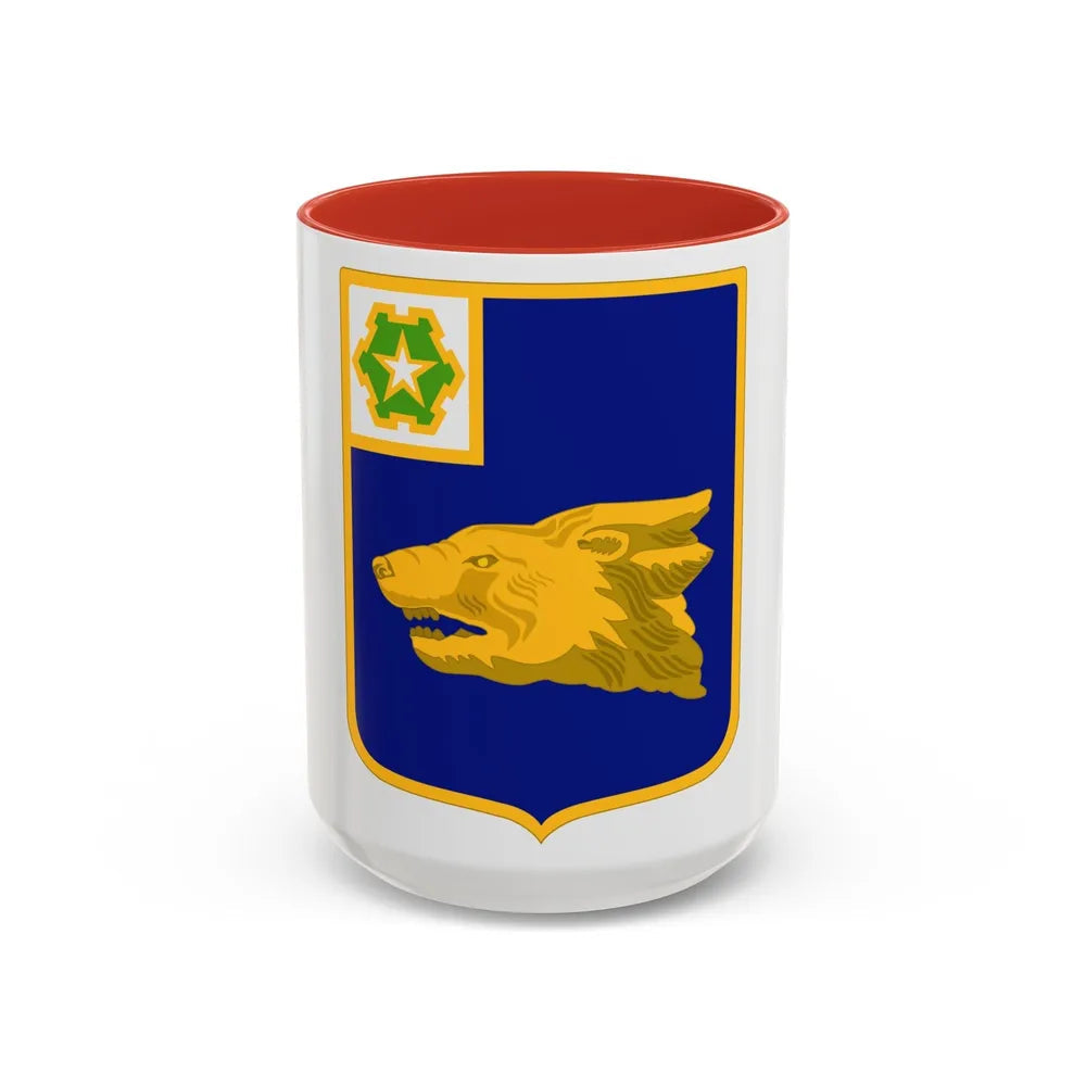 40th Infantry Regiment (U.S. Army) Accent Coffee Mug-11oz-Navy-Go Mug Yourself