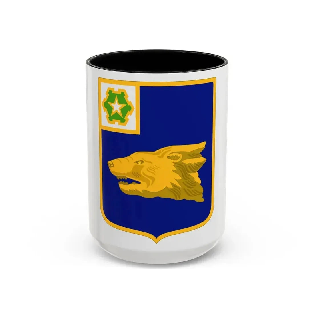 40th Infantry Regiment (U.S. Army) Accent Coffee Mug 15oz Black - Go Mug Yourself