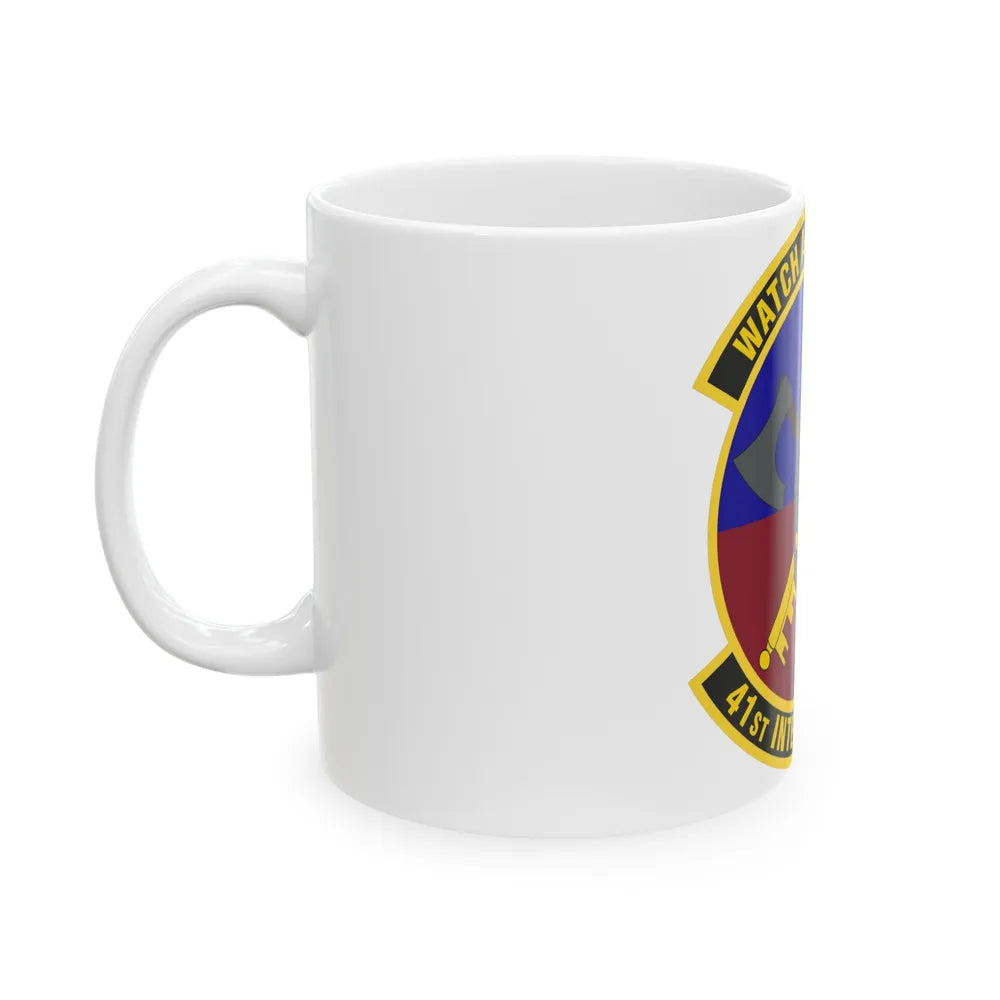 41 Intelligence Squadron ACC (U.S. Air Force) White Coffee Mug-Go Mug Yourself