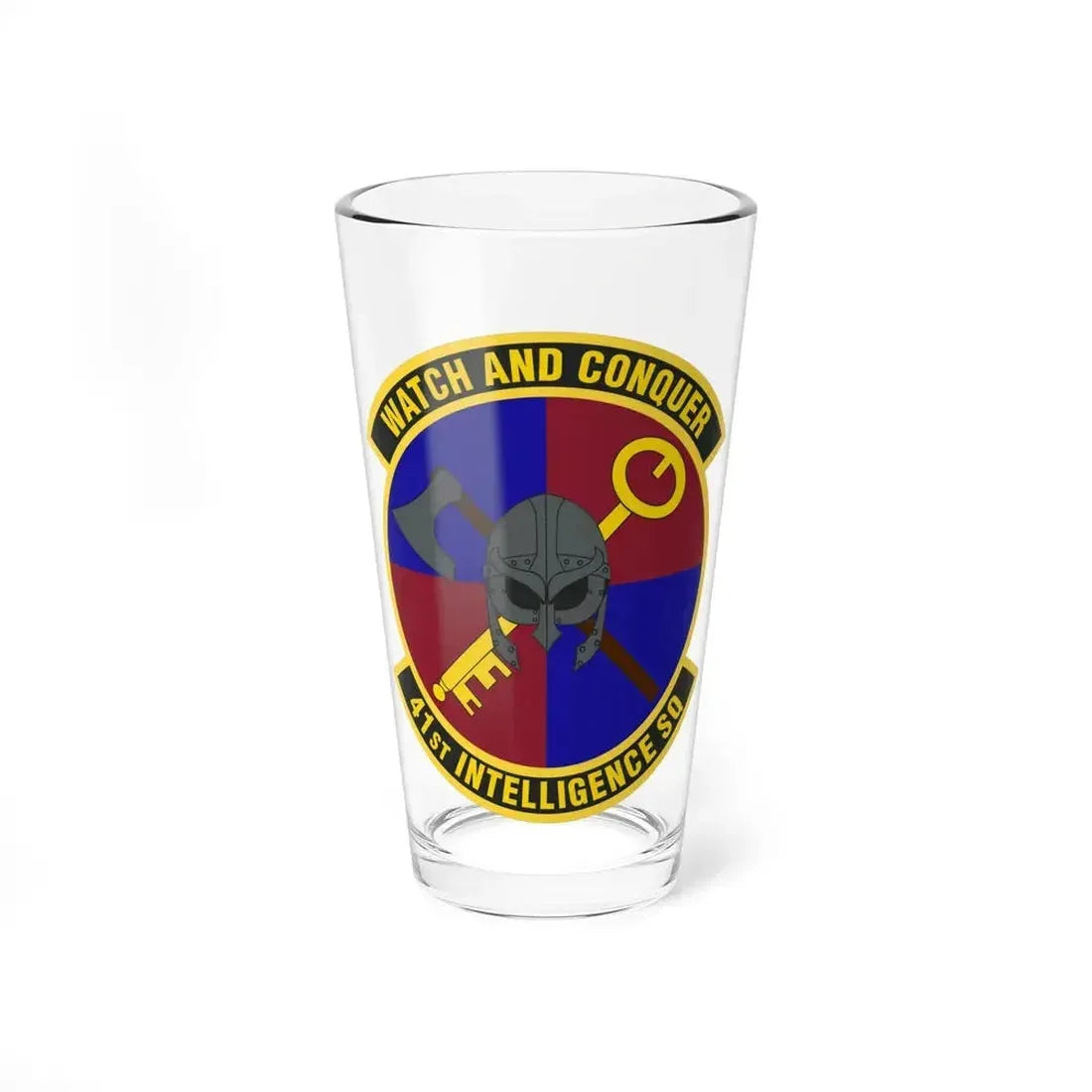 41 Intelligence Squadron ACC (U.S. Air Force) Pint Glass 16oz 16oz - Go Mug Yourself