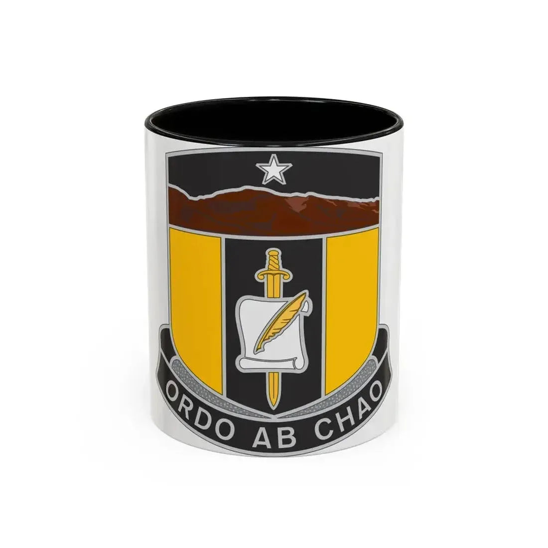 410 Civil Affairs Battalion (U.S. Army) Accent Coffee Mug 11oz Black - Go Mug Yourself