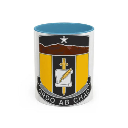 410 Civil Affairs Battalion (U.S. Army) Accent Coffee Mug 11oz Light Blue - Go Mug Yourself